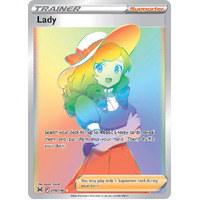 Lady 208/196 SWSH Lost Origin Holo Full Art Hyper Rainbow Rare Pokemon Card NEAR MINT TCG