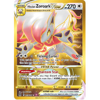 Hisuian Zoroark VSTAR 213/196 SWSH Lost Origin Holo Full Art Gold Secret Rare Pokemon Card NEAR MINT TCG