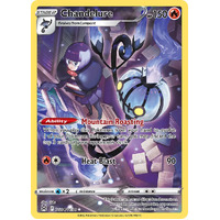 Chandelure 4/30 SWSH Lost Origin Trainer Gallery Full Art Holo Rare Pokemon Card NEAR MINT 