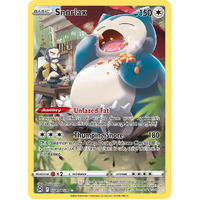 Snorlax 10/30 SWSH Lost Origin Trainer Gallery Full Art Holo Rare Pokemon Card NEAR MINT 