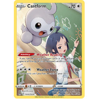 Castform 11/30 SWSH Lost Origin Trainer Gallery Full Art Holo Rare Pokemon Card NEAR MINT 