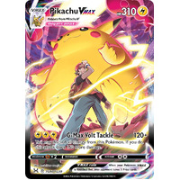 Pikachu VMAX 17/30 SWSH Lost Origin Trainer Gallery Full Art Holo Rare Pokemon Card NEAR MINT 