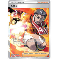 Kabu 26/30 SWSH Lost Origin Trainer Gallery Full Art Holo Rare Pokemon Card NEAR MINT 