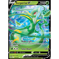 Serperior V 7/195 SWSH Silver Tempest Holo Ultra Rare Pokemon Card NEAR MINT TCG