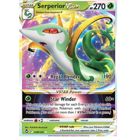 Serperior VSTAR 8/195 SWSH Silver Tempest Holo Ultra Rare Pokemon Card NEAR MINT TCG