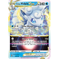 Alolan Vulpix VSTAR 034/195 SWSH Silver Tempest Holo Ultra Rare Pokemon Card NEAR MINT TCG