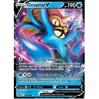 Omastar V 35/195 SWSH Silver Tempest Holo Ultra Rare Pokemon Card NEAR MINT TCG