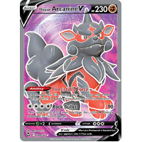 Hisuian Arcanine V 179/195 SWSH Silver Tempest Holo Full Art Ultra Rare Pokemon Card NEAR MINT TCG