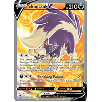 Skunktank V 180/195 SWSH Silver Tempest Holo Full Art Ultra Rare Pokemon Card NEAR MINT TCG