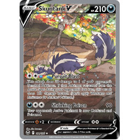 Skunktank V 181/195 SWSH Silver Tempest Holo Full Alternate Art Ultra Rare Pokemon Card NEAR MINT TCG