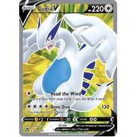 Lugia V 185/195 SWSH Silver Tempest Holo Full Art Ultra Rare Pokemon Card NEAR MINT TCG