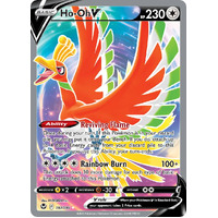 Ho-oh V 187/195 SWSH Silver Tempest Holo Full Art Ultra Rare Pokemon Card NEAR MINT TCG