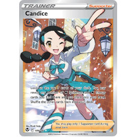 Candice 189/195 SWSH Silver Tempest Holo Full Art Ultra Rare Pokemon Card NEAR MINT TCG