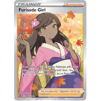 Furisode Girl 190/195 SWSH Silver Tempest Holo Full Art Ultra Rare Pokemon Card NEAR MINT TCG