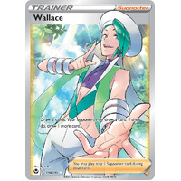 Wallace 194/195 SWSH Silver Tempest Holo Full Art Ultra Rare Pokemon Card NEAR MINT TCG