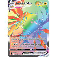 Regieleki VMAX 198/195 SWSH Silver Tempest Holo Full Art Hyper Rainbow Rare Pokemon Card NEAR MINT TCG