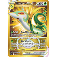 Serperior VSTAR 210/195 SWSH Silver Tempest Holo Full Art Gold Secret Rare Pokemon Card NEAR MINT TCG