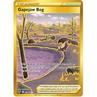 Gapejaw Bog 213/195 SWSH Silver Tempest Holo Full Art Gold Secret Rare Pokemon Card NEAR MINT TCG