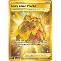 Leafy Camo Poncho 214/195 SWSH Silver Tempest Holo Full Art Gold Secret Rare Pokemon Card NEAR MINT TCG