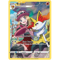 Braxien 1/30 SWSH Silver Tempest Trainer Gallery Full Art Holo Rare Pokemon Card NEAR MINT 