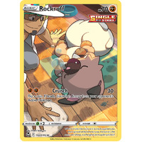 Rockruff 7/30 SWSH Silver Tempest Trainer Gallery Full Art Holo Rare Pokemon Card NEAR MINT 