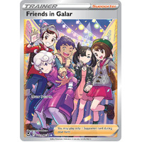 Friends in Galar 23/30 SWSH Silver Tempest Trainer Gallery Full Art Holo Rare Pokemon Card NEAR MINT 