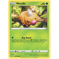 Weedle 1/185 Vivid Voltage Common Pokemon Card NEAR MINT TCG