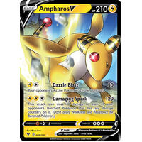 Ampharos V 49/185 Vivid Voltage Holo Ultra Rare Pokemon Card NEAR MINT TCG