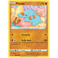 Phanphy 86/185 Vivid Voltage Common Pokemon Card NEAR MINT TCG