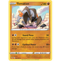 Terrakion 92/185 Vivid Voltage Rare Pokemon Card NEAR MINT TCG