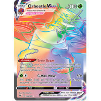 Orbeetle VMAX 186/185 Vivid Voltage Rainbow Rare Pokemon Card NEAR MINT TCG