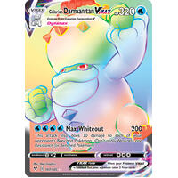 Galarian Darmanitan VMAX 187/185 Vivid Voltage Rainbow Rare Pokemon Card NEAR MINT TCG