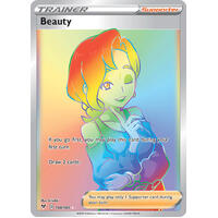 Beauty  194/185 Vivid Voltage Rainbow Rare Pokemon Card NEAR MINT TCG