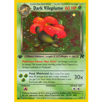 Dark Vileplume 13/82 Team Rocket 1st Edition Holo Rare Pokemon Card NEAR MINT TCG