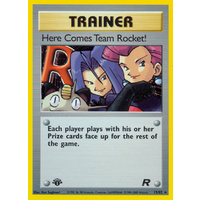 Here Comes Team Rocket 15/82 Team Rocket 1st Edition Holo Rare Pokemon Card NEAR MINT TCG