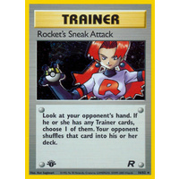 Rocket's Sneak Attack 16/82 Team Rocket 1st Edition Holo Rare Pokemon Card NEAR MINT TCG