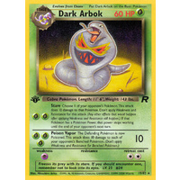 Dark Arbok 19/82 Team Rocket 1st Edition Rare Pokemon Card NEAR MINT TCG