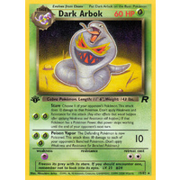 Dark Arbok 19/82 Team Rocket 1st Edition Rare Pokemon Card NEAR MINT TCG