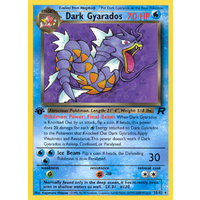 Dark Gyarados 25/82 Team Rocket 1st Edition Rare Pokemon Card NEAR MINT TCG