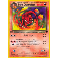 Dark Charmeleon 32/82 Team Rocket 1st Edition Uncommon Pokemon Card NEAR MINT TCG