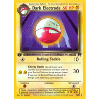 Dark Electrode 34/82 Team Rocket 1st Edition Uncommon Pokemon Card NEAR MINT TCG