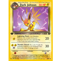 Dark Jolteon 38/82 Team Rocket 1st Edition Uncommon Pokemon Card NEAR MINT TCG