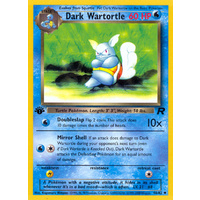 Dark Wartortle 46/82 Team Rocket 1st Edition Uncommon Pokemon Card NEAR MINT TCG