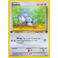 Dratini 53/82 Team Rocket 1st Edition Common Pokemon Card NEAR MINT TCG