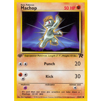 Machop 59/82 Team Rocket 1st Edition Common Pokemon Card NEAR MINT TCG