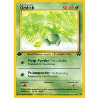 Oddish 63/82 Team Rocket 1st Edition Common Pokemon Card NEAR MINT TCG