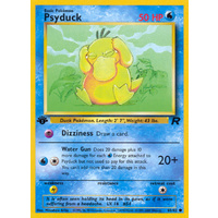 Psyduck 65/82 Team Rocket 1st Edition Common Pokemon Card NEAR MINT TCG