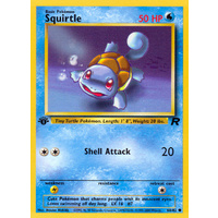 Squirtle 68/82 Team Rocket 1st Edition Common Pokemon Card NEAR MINT TCG