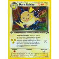 Dark Raichu 83/82 Team Rocket 1st Edition Holo Secret Rare Pokemon Card NEAR MINT TCG
