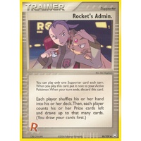 Rocket's Admin. 86/109 EX Team Rocket Returns Uncommon Trainer Pokemon Card NEAR MINT TCG